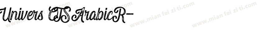Univers OTS Arabic R字体转换